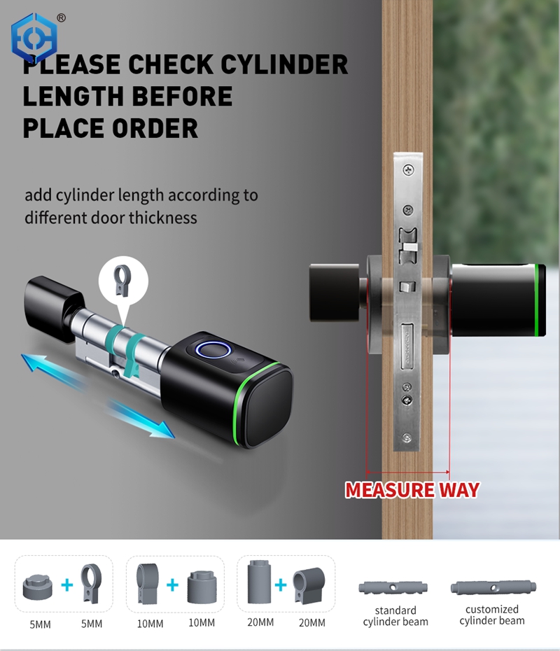 Reemplazo de cilindro de llave inteligente de Baldwin