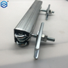 Hardware de rolleros de puerta de servicio pesado de acero inoxidable galvanizado 55 mm de 55 mm