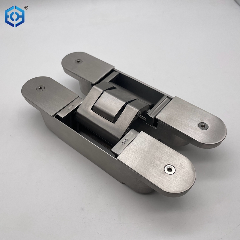 Acero inoxidable 304 3D Ajuste de la bisagra invisible oculta para la puerta de madera
