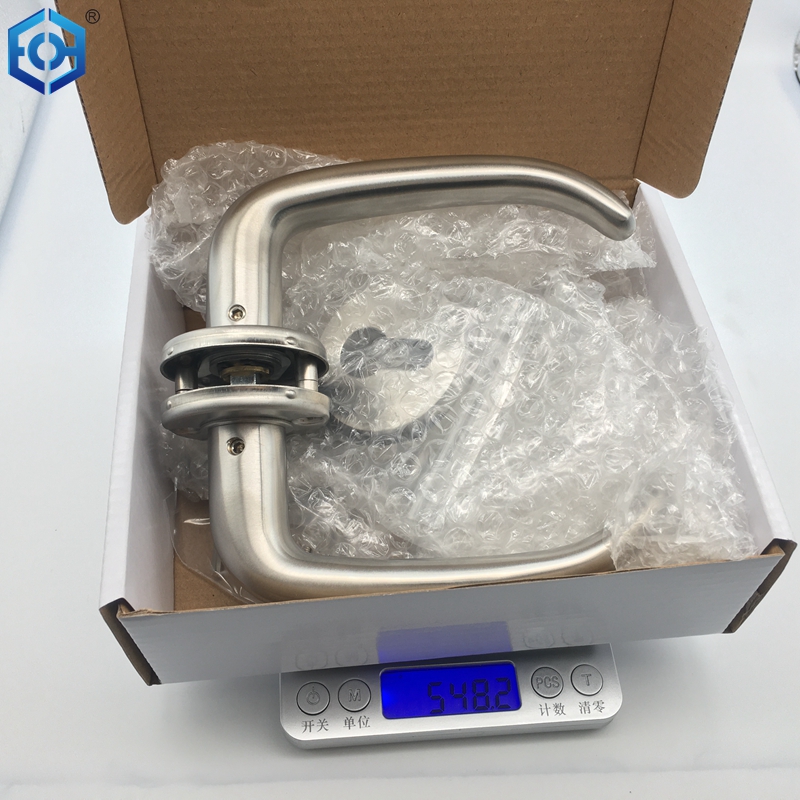 palancas de puertas de acero inoxidable