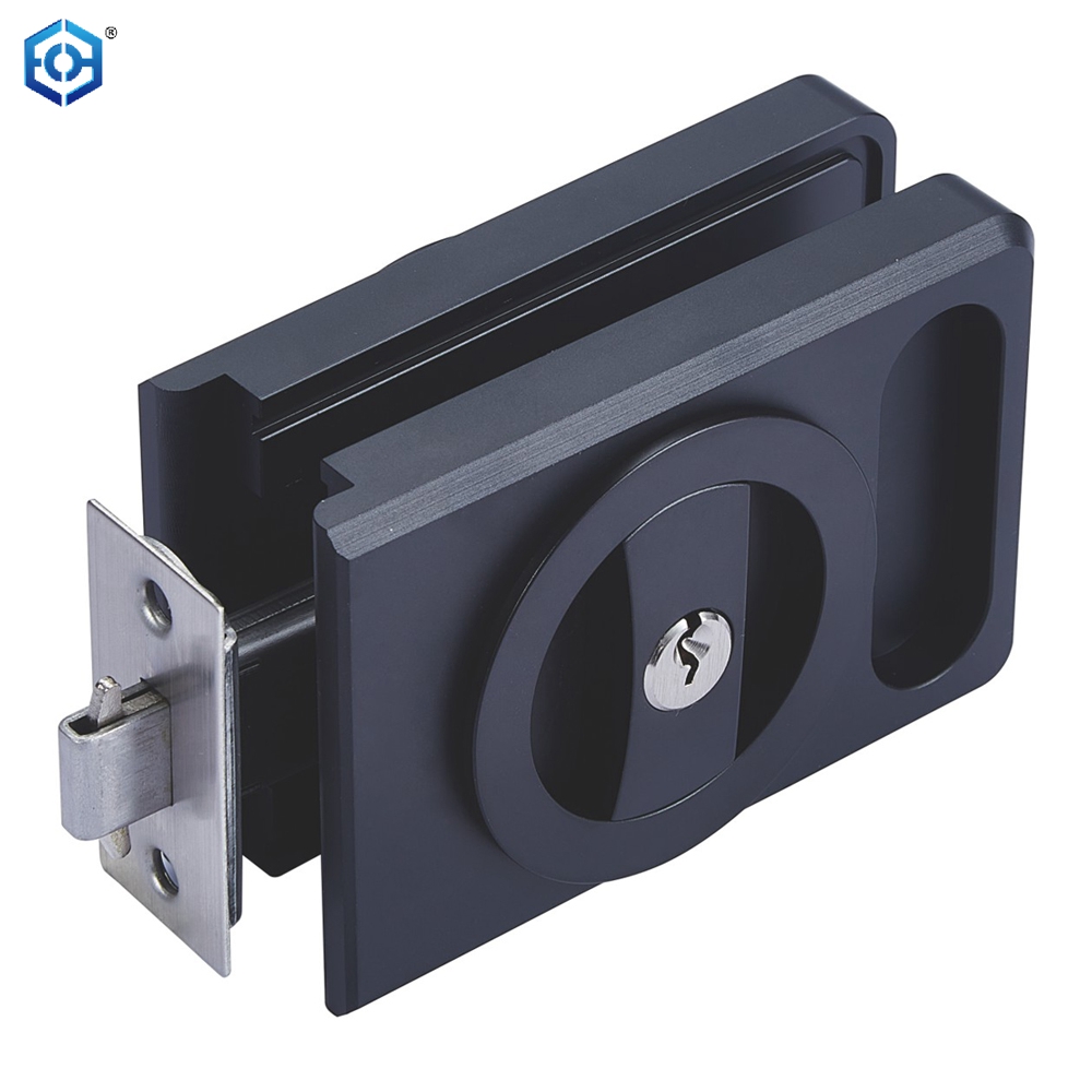 Cerradura de puerta de palanca de aluminio para puerta de vidrio con marco de aluminio 