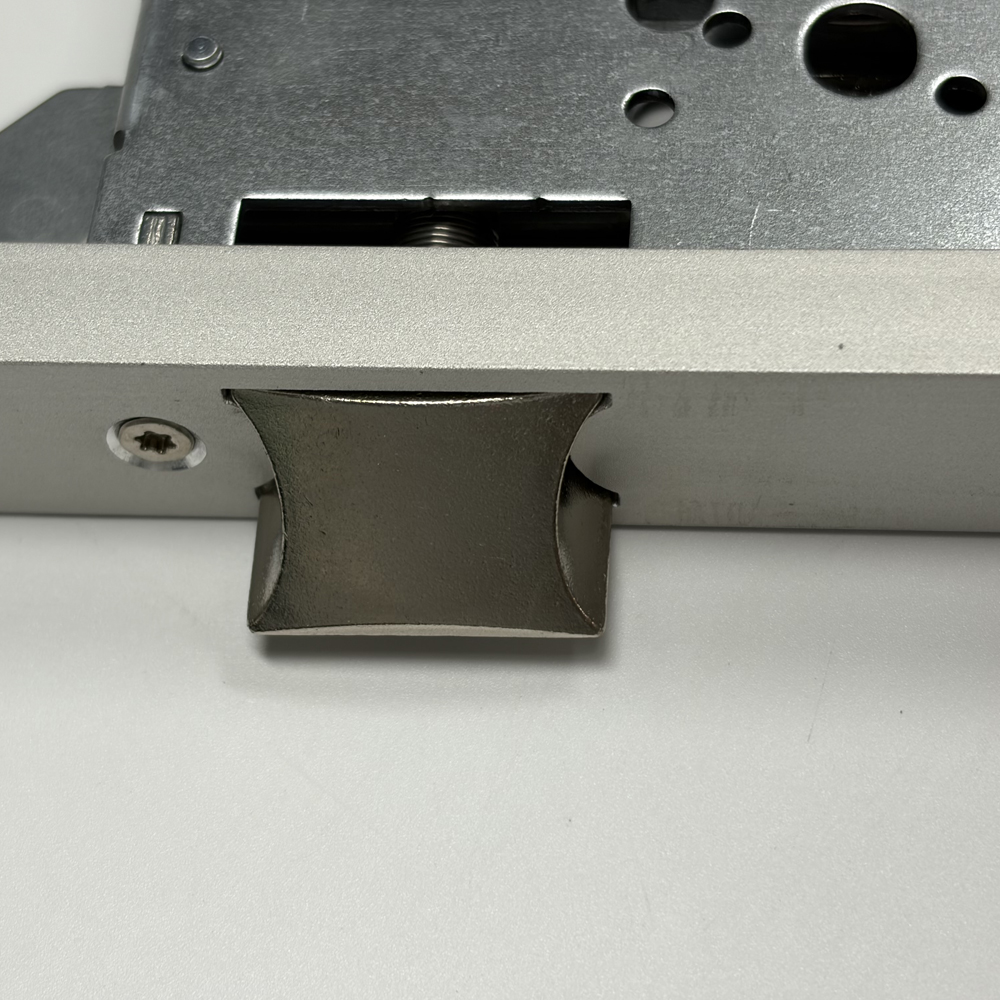 Cerradura de embutir multipunto estilo europeo 3, cuerpo de seguridad de puerta de acero sin llave para puertas de madera, respaldo de 50mm