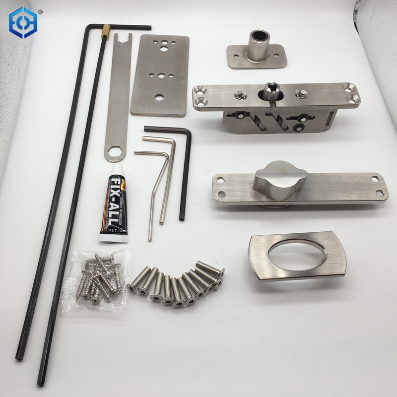 Bisagra de pivote de oscilación libre resistente de 360 grados de acero inoxidable sólido 500 kg