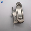 Bargas únicas de acero inoxidable Bloqueo de puerta corredera CLAQUETA INVISIBLE Mango empotrado Puerta de hardware de hardware 