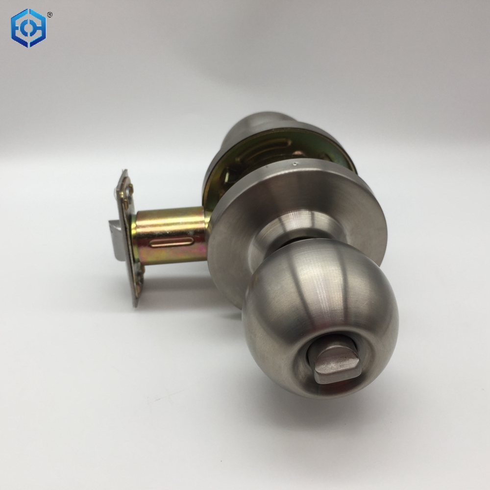 Cerradura de perilla cilíndrica de grado 2 ANSI A156.2 comercial resistente de acero inoxidable