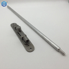 Cerradura de perno deslizante resistente oculta de acero inoxidable plateado con varilla de aluminio