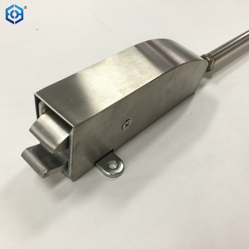 Almohadilla de empuje para puerta cortafuegos con cerradura