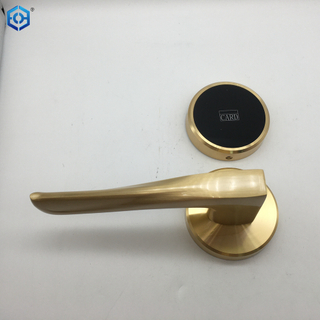 Cerradura elegante de la tarjeta de la manija de palanca de seguridad de oro para el dormitorio del apartamento del hotel