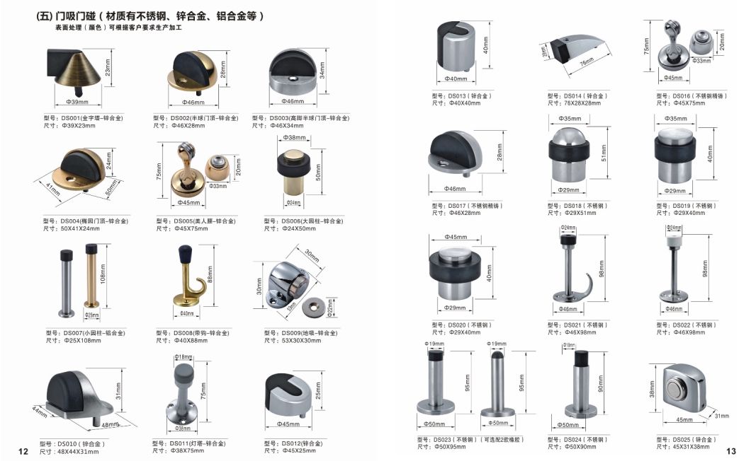 Guangdong Ech Zinc Alloy Cabinet Stops