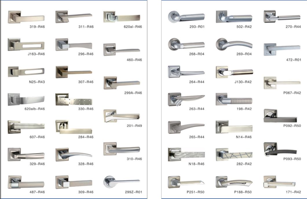 (C036) Manija de acero inoxidable y aleaci&oacute;n de zinc