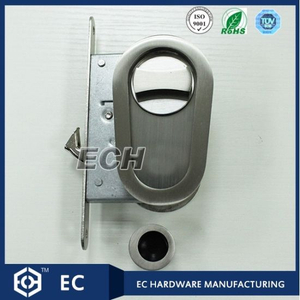 Aleación de zinc oval y cerradura de puerta de bolsillo SUS201 (OSLD03)