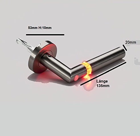 Manija de la puerta LED