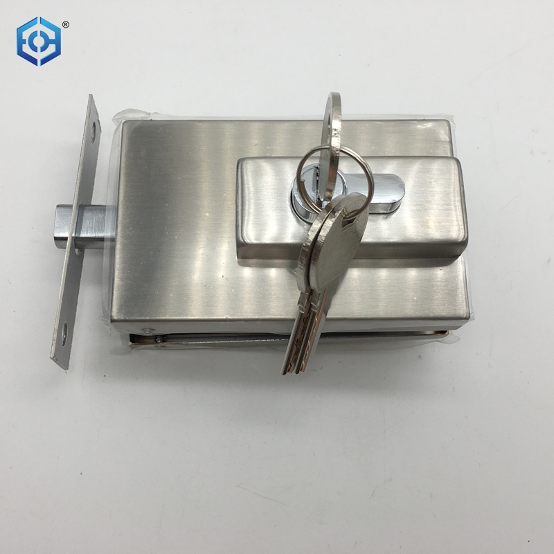 Cerradura de parche para puerta de vidrio