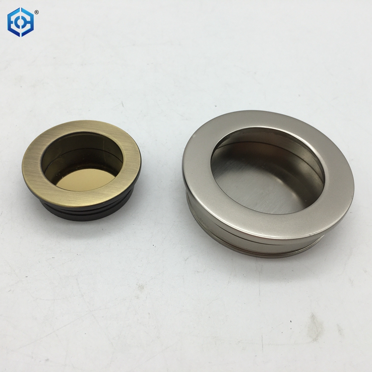 Manijas pulidas de puertas de cromo