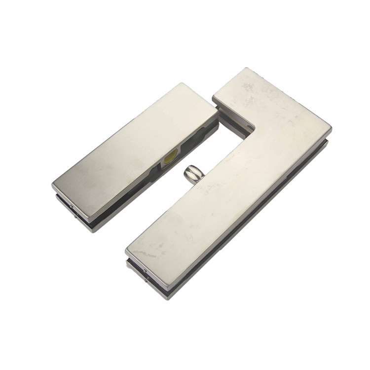 Material de acero inoxidable 304 Abrazadera de vidrio de aleación de aluminio Bisagras de puerta Accesorio de parche de vidrio