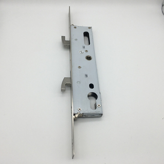 Cerradura de mortaja de puerta corrediza con gancho doble de acero inoxidable para puerta con marco de aluminio 