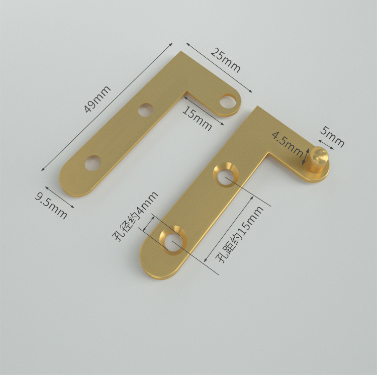 Puerta del gabinete de la bisagra de pivote