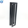 Manijas de la puerta corredera de la puerta de bolsillo de aluminio negro