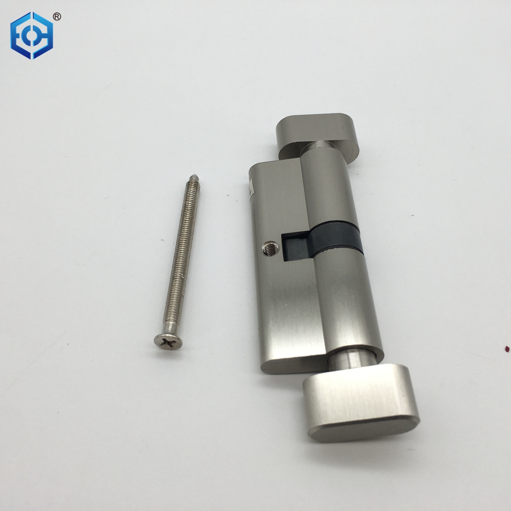 Lock de cilindro euro de lat&oacute;n ECH con doble pulgar a ambos lados