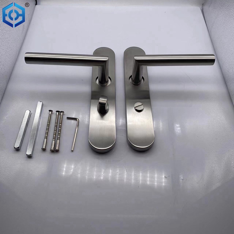  Manija de la puerta SSS en la placa posterior con giro del pulgar para 70 morticitos de bloqueo