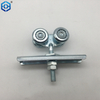 Hardware de rolleros de puerta de servicio pesado de acero inoxidable galvanizado 55 mm de 55 mm
