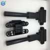Aleación de zinc negro 3D ajustar ajustable ajustado bisagra oculta 150 kg