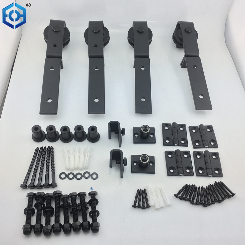 Pista de puerta de granero de Bifold