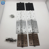 Níquel cepillado de las bisagras de puerta cuadradas de 4 pulgadas con la puerta interior de la esquina cuadrada