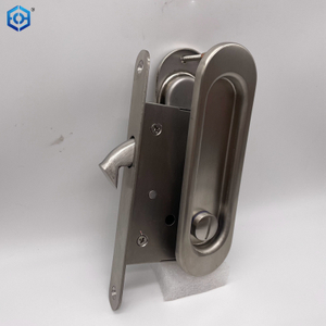 Bargas únicas de acero inoxidable Bloqueo de puerta corredera CLAQUETA INVISIBLE Mango empotrado Puerta de hardware de hardware 