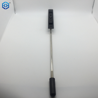 Hardware de puerta de aluminio con apertura de pestillo doble, perno rasante resistente