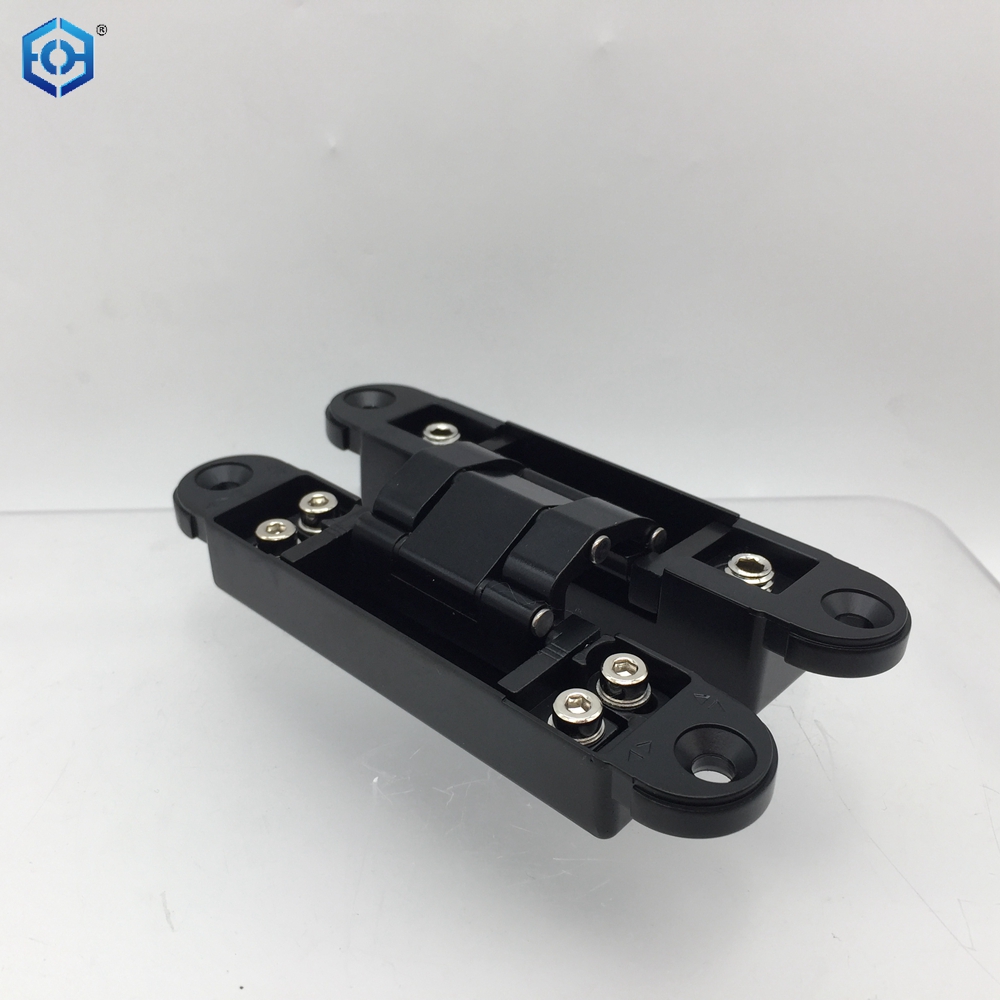 Bisagra oculta de aleación de zinc oculta ajustable invisible estilo italiano alemán 3D para puerta batiente de madera 35 kg
