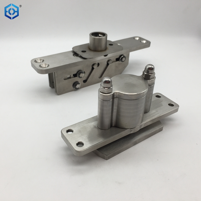 Accesorios de Hardware central de puerta compensada de baño de acero inoxidable, resorte de piso de 500kg, bisagra de puerta con eje de cielo giratorio de 360 grados