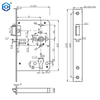 EN12209 CE Anti-Whrust Night Latch Mortise Lock con función de escape