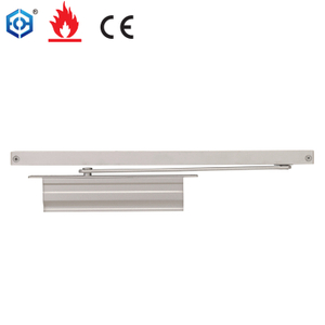 Sliver lacado de aluminio puerta oculta más cerca