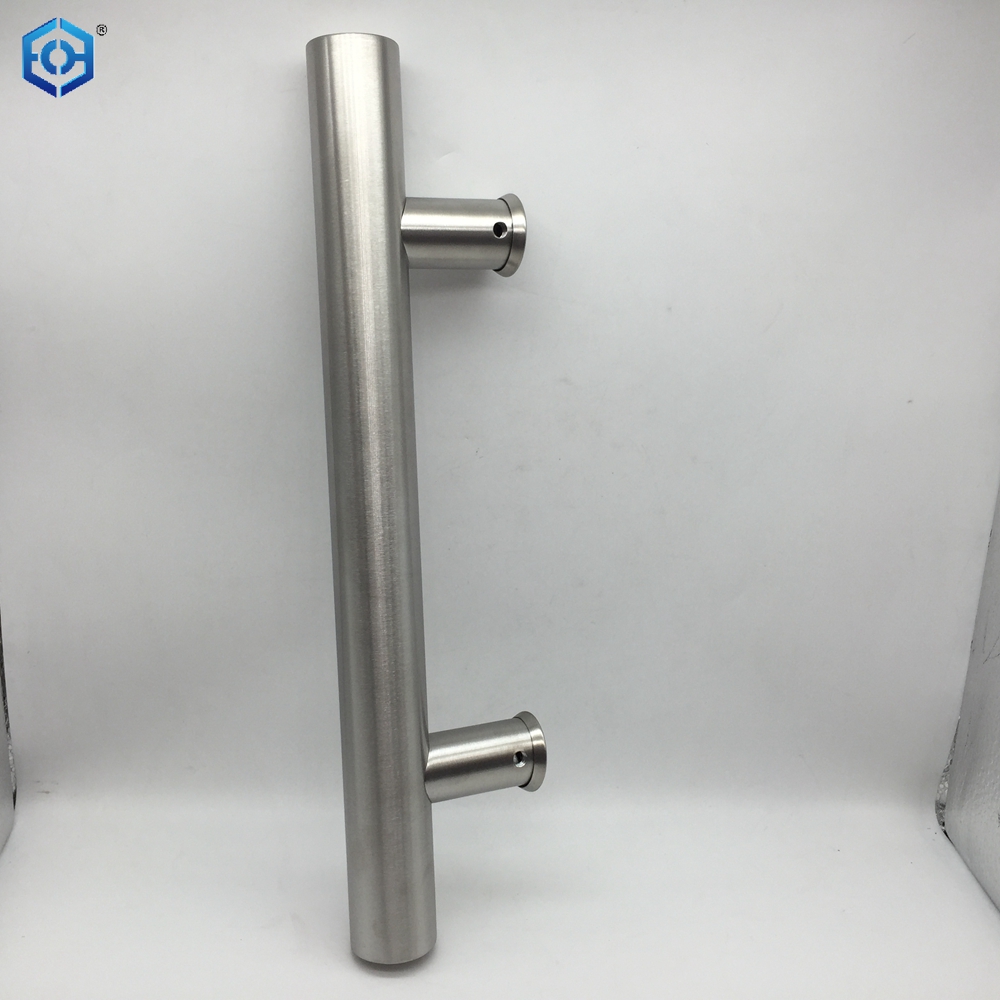 Tirador de puerta de vidrio de un solo lado estilo H de acero inoxidable SSS