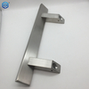 Tirador cuadrado de acero inoxidable 304, barra en T de una cara para puerta corrediza de vidrio