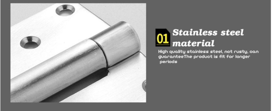 Bisagra de puertas de acero inoxidable