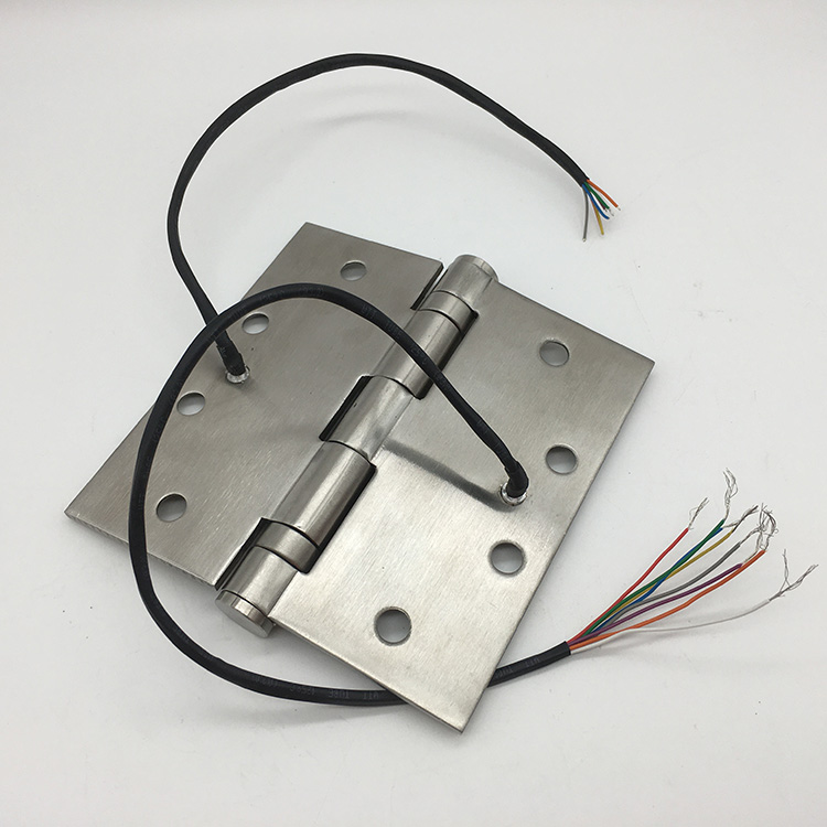 Bisagra continua electrificada