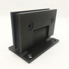 Bisagra de baño de color negro con acabado satinado de lujo de acero inoxidable Bisagra de vidrio para puerta de ducha de vidrio de pared