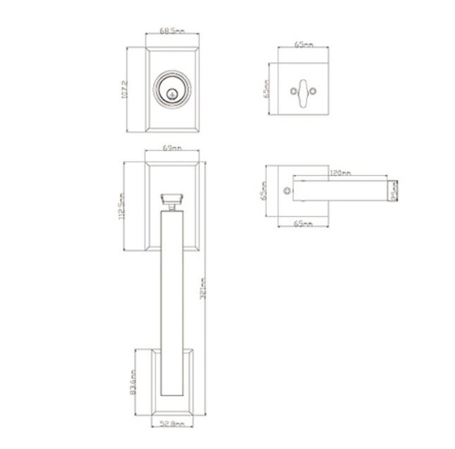 Manijas de puerta modernas