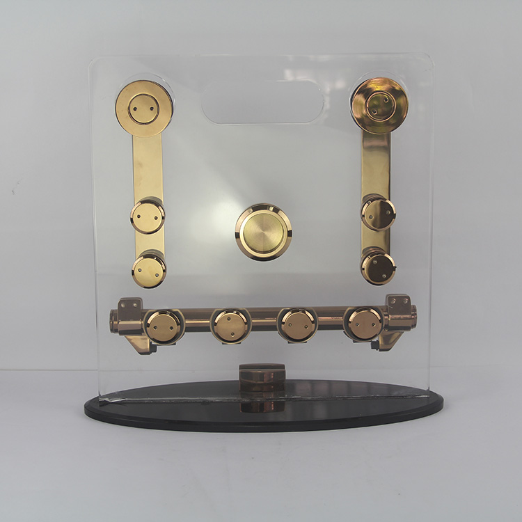 Kit de hardware de puerta corredera de granero de latón clásico de 96  pulgadas para puerta interior oro cepillado