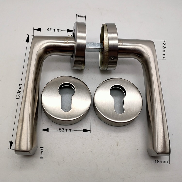 manija de puerta rosa