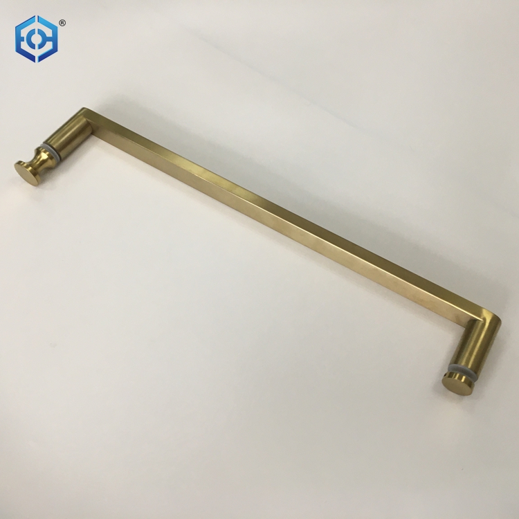 Mango de puerta de vidrio deslizante negro