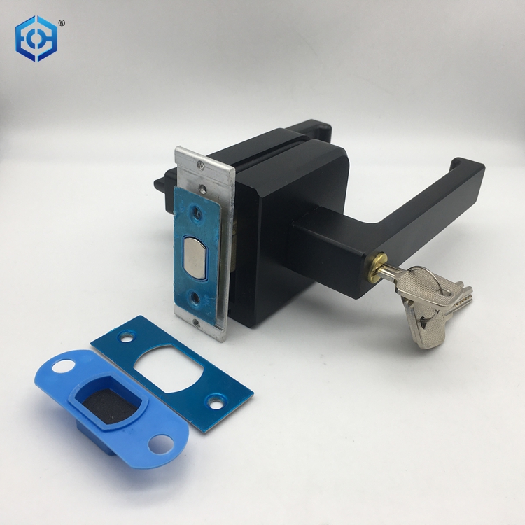 Bloqueo de la puerta de la puerta de vidrio del marco delgado