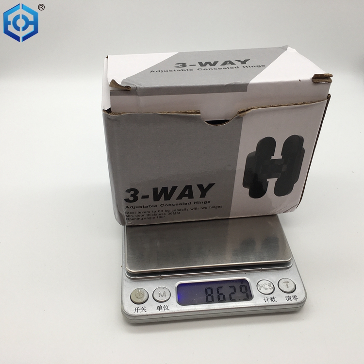 Bisagra oculta ajustada de 3 v&iacute;as para una capacidad de carga de 60 kg Puerta Invisible Bisagra Fabricante