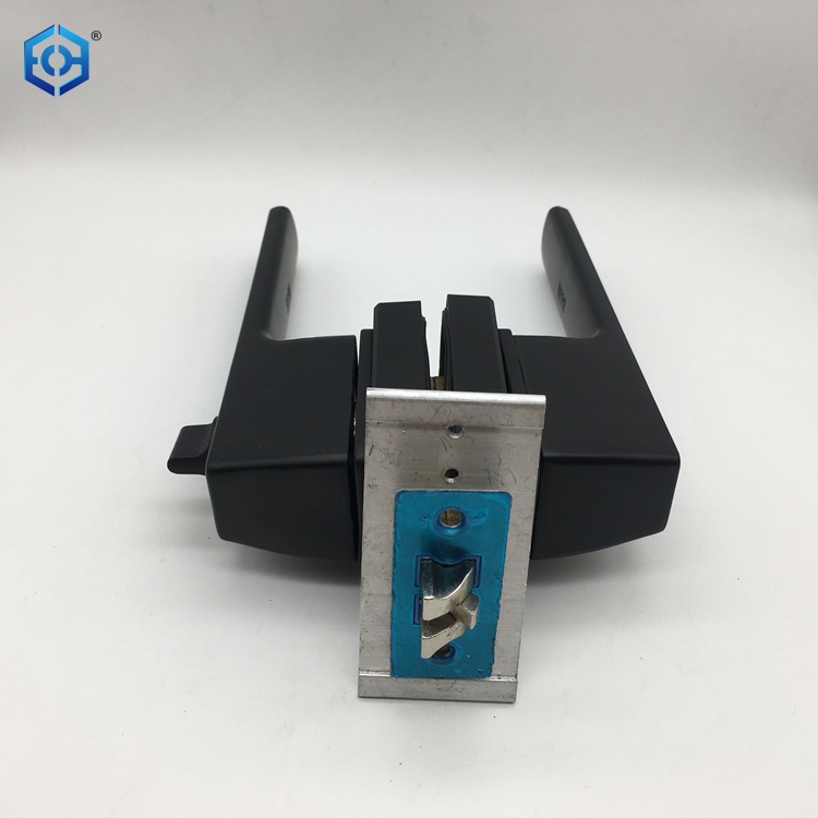 cerradura de puerta de palanca negra