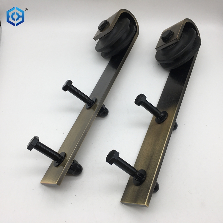 Hardware de puerta de granero de oro