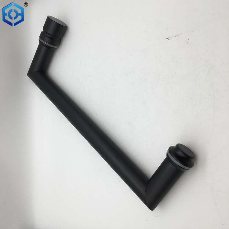 perillas de la puerta de vidrio y lat&oacute;n