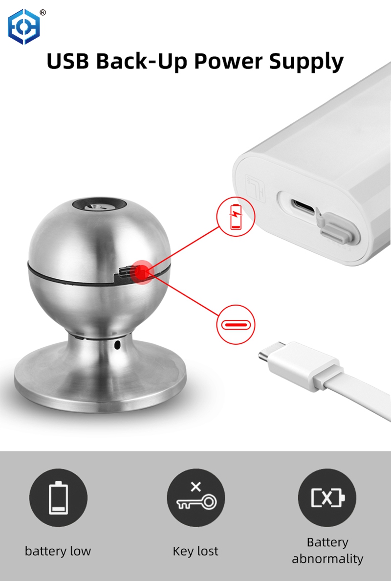Localizaci&oacute;n de puerta inteligente de huellas digitales