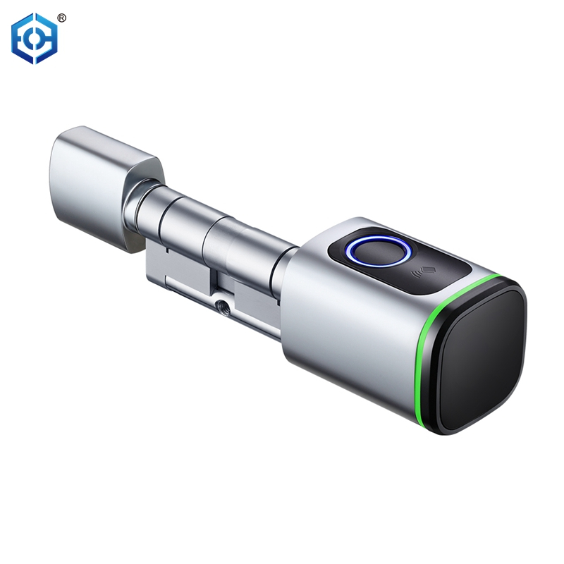 Smart Electronic Door Lock Cylinder Core Huellae TT App Keys IC Tarjeta IC Desbloqueo